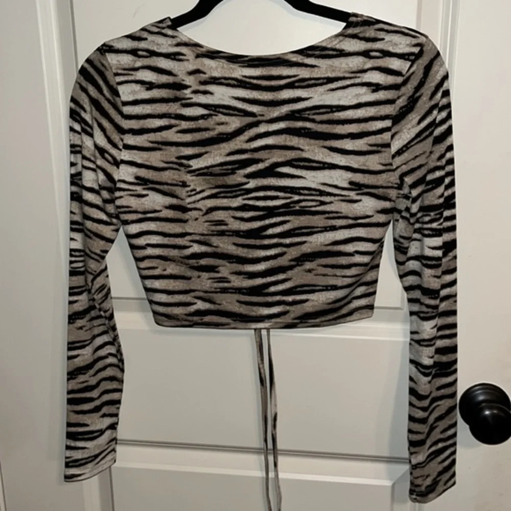 Tiger Print Crop Top Size XS